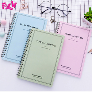 Coil Notebook A5 Double Coil Bound Notebook Student Stationery Supplies Customizable <strong>LOGO</strong> Engraving - Product Image 5