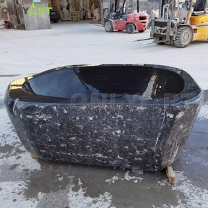 <span class=keywords><strong>Baignoire</strong></span> autoportante en pierre de <span class=keywords><strong>marbre</strong></span> <span class=keywords><strong>noir</strong></span> naturel de haute qualité - Product Image 1