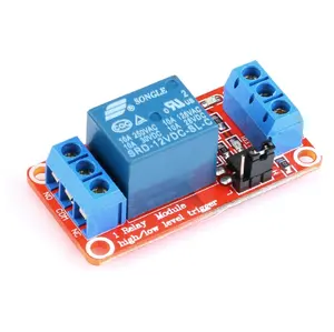 1 road relay module with optical coupling isolation support high and low level trigger 5 v relay all the way to expand board