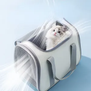 사계절 여행 숄더 백 고양이 외출 가방 크로스바디 핸드백 개 통기성 대용량 애완 동물 배낭