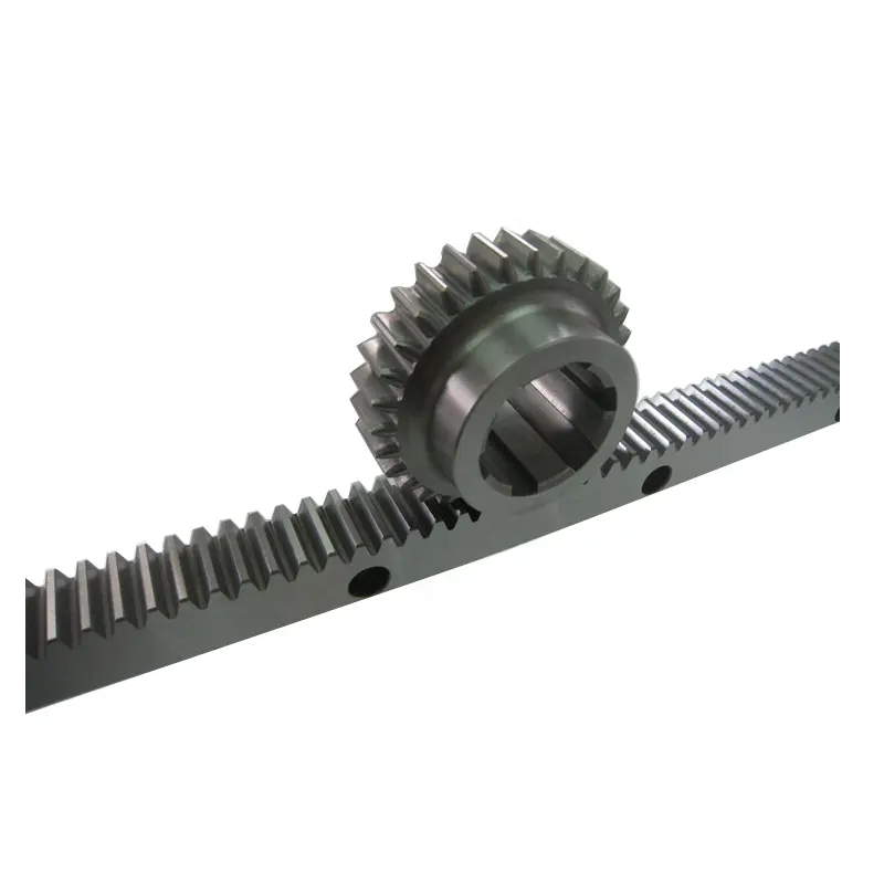 DIN7 Mesin CNC 1045 Baja Modul 1.5 Helical Gear Rack Di Saham