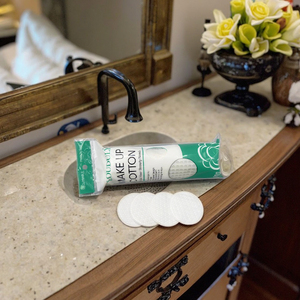 Su misura fabbrica diretta OEM/ODM 100% batuffoli di cotone eco-friendly sterilizzati per la pelle struccante per il viso tamponi 80/100 pz - Product Image 2