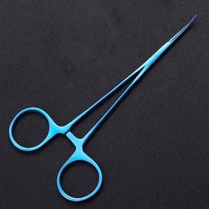 Hemostatos Texturizados Manuales <span class=keywords><strong>de</strong></span> Aleación <span class=keywords><strong>de</strong></span> Titanio con Puntas Rectas y Curvas Resistentes a la Corrosión y al Óxido para Instrumentos Quirúrgicos - Product Image 5