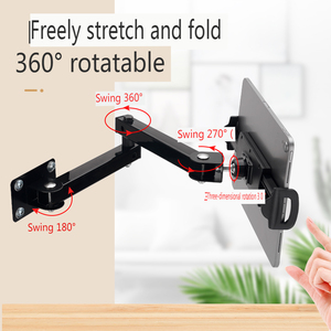 Soporte Plegable y Flexible de Metal Ajustable para Montaje en Pared, Universal para Tablet PC y Teléfono, Compatible con <span class=keywords><strong>iPad</strong></span> Pro Mini Air - Product Image 2
