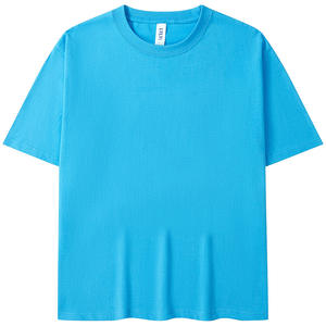 Premium 100% coton tricoté blanc Tee 220gsm unisexe Street Style personnalisable pour les marques - Product Image 1