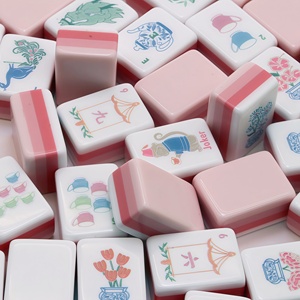 Tessere di Mahjong Americane Personalizzate a 4 Strati in Acrilico, 160 Carte, Gioco di Lusso ed Elegante per Adulti - Product Image 1