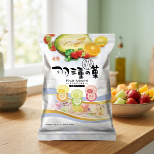 Manufacturer Wholesale Fruit <b>Snacks</b> Orange/Hami Melon/Strawberry Mochi Squishy Fruit TW 120g*12bags/ctn with Good Price - Product Image 2