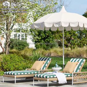 Lusso grande Pagoda all'aperto con Base ombrellone moderno giardino bianco mercato a bordo piscina località <span class=keywords><strong>balneare</strong></span> ombrellone per hotel e Resort - Product Image 1