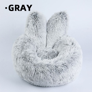 Cojín de sofá de felpa suave de nuevo estilo al por mayor de fábrica lindo nido elegante comodidad acogedora cama de perro y gato con orejas - Product Image 6