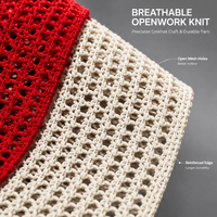 Bande élastique respirante ajourée en crochet, ruban extensible en maille tricotée pour la ceinture de vêtements et de robes