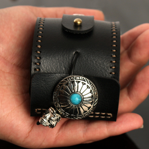 Mini Ball <strong>Bag</strong> Outdoor Shooting Storage Fanny Pack Leather Hunting <strong>Sling</strong> <strong>Bag</strong> Portable <strong>Sling</strong> <strong>Bag</strong> - Product Image 5