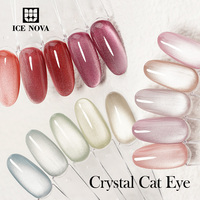 Vernis à ongles gel effet œil de chat cristallin, marque privée, 30 couleurs, gel œil de chat transparent, sans base ni top coat, vernis gel magnétique transparent