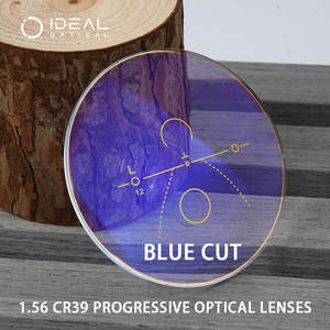1.56 블루 블록 누진 렌즈 레진 HMC UV420 제조업체 직공급 완제품 광학 렌즈 - Product Image 2