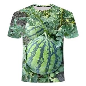 Camiseta de Manga Corta para <span class=keywords><strong>Hombre</strong></span> con Estampado Digital 3D de Sandía Divertida, Nueva Colección <span class=keywords><strong>Verano</strong></span> 2026, Ropa Casual para Estar en Casa - Product Image 4