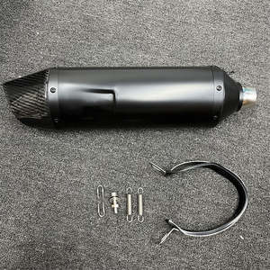 CHmotor Silencieux universel pour moto en fibre de carbone avec <span class=keywords><strong>DB</strong></span> <span class=keywords><strong>Killer</strong></span> pour Z900 CBR500R KTM390 RC390 R6 R1 Moto tout-terrain - Product Image 5