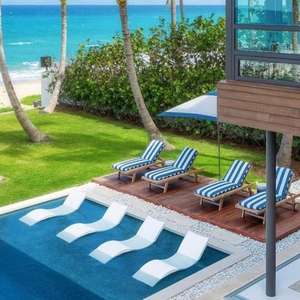 Tumbona de Fibra de Vidrio para Exteriores, Silla de Piscina, Cama Flotante para Agua, Silla de Playa para Jardín, Piscina, Descanso en el Agua - Product Image 6