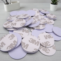 Carte de membre NFC RFID 13,56 MHz, mini-étiquettes PET 25 mm, puce 215, protocole ISO14443A, réinscriptible, étanche, pour entreprise
