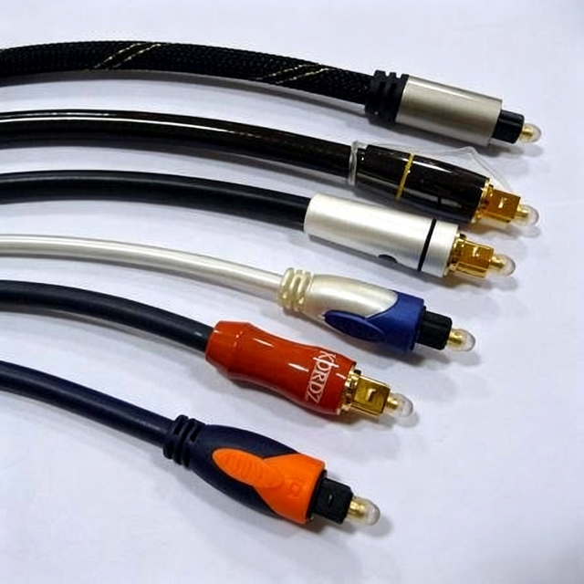 20m OD6.0mm Digital Optical Audio Toslink Cable MALE-MALE PVC Jacket for TV SPDIF Output
