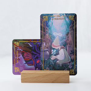 Tarjetas <span class=keywords><strong>de</strong></span> oráculo personalizadas, semilla <span class=keywords><strong>de</strong></span> estrella, 350 Gsm, Impresión <span class=keywords><strong>de</strong></span> Tarot, Ángel Jumbo - Product Image 5