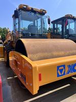 Compacteur vibrant à tambour unique d'occasion 22 tonnes XS223J, rouleau compresseur routier d'occasion, compacteur de sol 22000KG, fiable, original Chine