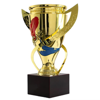 Copa de Trofeo Mundial de Metal Personalizada con Servicio de Grabado para Campeonatos Deportivos, Eventos Corporativos y Todas las Ocasiones