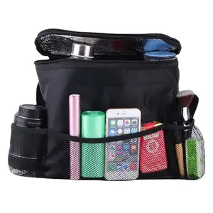 Universal Car Seat Lại Organizer Cách Điện Container Lưu Trữ Thực Phẩm Giỏ Xếp Hàng Làm Sạch Túi Xe Treo Túi Lưu Trữ