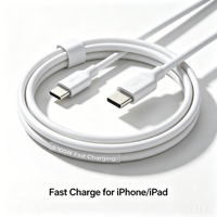 1M/1.5M/2M PD 60W/100W/240W |   USB-C a C |   TPE y Cobre Puro |   Carga Rápida para Laptops y Teléfonos 17 16 15 Pro Plus Max