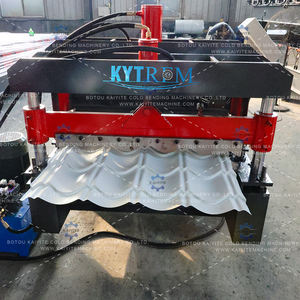 고속 유약 타일 롤 성형기, 금속 지붕판 생산용, PLC 제어 자동 지붕 패널 장비 - Product Image 3