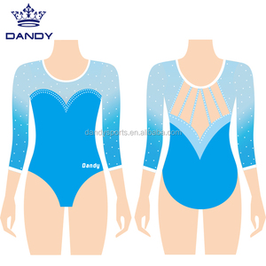 Venta al por mayor baile rítmico sin mangas de chicas jóvenes <span class=keywords><strong>en</strong></span> gimnasia leotardos - Product Image 4