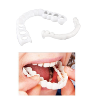 Prothèse dentaire professionnelle Beauti Snap en silicone et plastique sans BPA, qualité alimentaire, couvre-dents supérieurs et inférieurs avec taille personnalisée pour un sourire