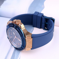 Correa de Reloj de Silicona de Lujo de Alta Calidad LAIHE, Banda de Reloj de Silicona para W0040G3 W0040G5 W0247G3, Tamaño 22 mm