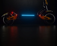 Trottinette électrique pliable Tiger King Dual Motor 60V 30Ah avec capteur, puissance personnalisable de 250W à 3000W, vitesse jusqu'à 30 km/h