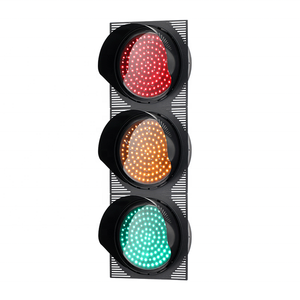 Các nhà sản xuất đèn giao thông 100mm 200mm 300mm 400mm <span class=keywords><strong>LED</strong></span> màu đỏ màu xanh lá cây đèn tín hiệu đường sắt cho người đi bộ đèn giao thông - Product Image 4