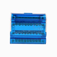 Boîtier de jonction sur rail UK-207-UK-415, contacts en laiton, base en nylon PA ignifuge, usage automobile et industriel