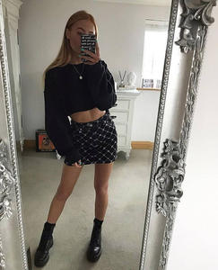 Taglie forti <span class=keywords><strong>Mama</strong></span> Fit grasso di alta qualità con logo personalizzato a manica lunga 100 in cotone spazzolatura oversize da donna in bianco - Product Image 4