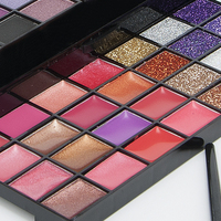Grand Coffret Cadeau Maquillage Big Beauty Palette 74 Couleurs : 48 Fards à Paupières, 16 Brillants à Lèvres, 3 Blushs, 4 Correcteurs et 3 Contours
