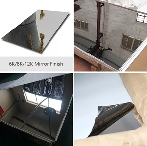 8K kết thúc gương đánh bóng tấm thép không gỉ cán nguội 304/316 tấm thép không gỉ cho tường và trần trang trí - Product Image 6
