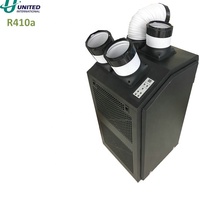 Climatisation portable industrielle 24000BTU Refroidissement Réfrigérant R410a Vente chaude 2021 Utilisation commerciale 4 tuyaux Refroidissement de serveur AC