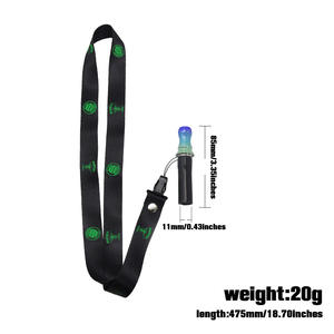 نارجيلة ملونة, نارجيلة ملونة مناسبة للفم مزودة بطرف من الأكريليك/السيليكون مناسبة للشيشة مزودة بحبل تعليق - Product Image 2