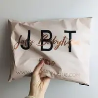 Custom Shipping Bags, 100% Biodegradable, Matte, Peach