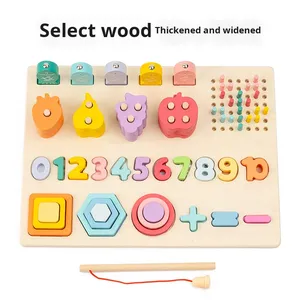 Gioco Educativo Multifunzione per Bambini: Puzzle Cinque-in-Uno con Blocchi da Costruzione, Sviluppo dell'Intelligenza e Tavola Logaritmica - Product Image 2