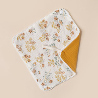 Serviette de toilette carrée en mousseline de coton pour bébé, absorbante, pour la salle de bain, bavoir, multi-usage, couleurs personnalisables
