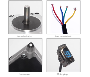 57 مجموعة محرك حلقة مغلقة 1.2N هجين مع مشفر + سائق HB808C مع قابس - Product Image 6