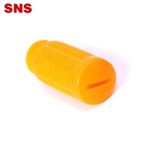SNS PSL serisi turuncu pnömatik için egzoz susturucusu filtre plastik hava susturucu gürültü azaltma PLS serisi parçaları - Product Image 5