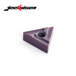 Jeekvisen TNMG160404L-ES PVD-Coated <b>Cemented</b> <b>Carbide</b> CNC Inserts Square Triangle Shape for Lathe for P20 H13 Steel Tungsten <b>Carbide</b> Insert - Product Image 2