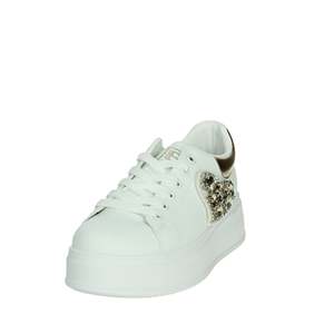 Sneakers Chunky da Donna Bianche con Cuore Dorato e Strass, Stile Platform - Product Image 6