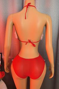 Weihnachten <span class=keywords><strong>Sexy</strong></span> Dessous Frau Unterwäsche Transparente Spitze Zweiteiler Erotische Unterwäsche <span class=keywords><strong>Sexy</strong></span> Dessous Sex Kostüme Frauen Bodys - Product Image 5