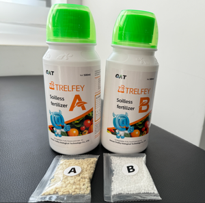 Kit Completo de Fertilizante Hidropónico A&B para Vegetales de Hoja, Hierbas y Arándanos, Líquido de Fácil Absorción, Ideal para Climas Cálidos - Product Image 1