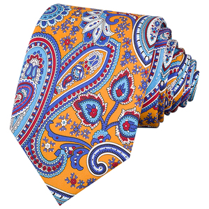 Hamocigia-<span class=keywords><strong>Corbata</strong></span> <span class=keywords><strong>de</strong></span> seda 100% orgánico hecha a mano para hombre, <span class=keywords><strong>corbata</strong></span> Floral <span class=keywords><strong>de</strong></span> Cachemira, <span class=keywords><strong>corbata</strong></span> <span class=keywords><strong>de</strong></span> <span class=keywords><strong>siete</strong></span> <span class=keywords><strong>pliegues</strong></span> - Product Image 3
