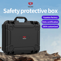 Boîte à outils portable IP67 en EVA, protection d'équipement, étui pour arme à feu, transport avec intérieur en mousse moulée, valise de transport en plastique avec poignée